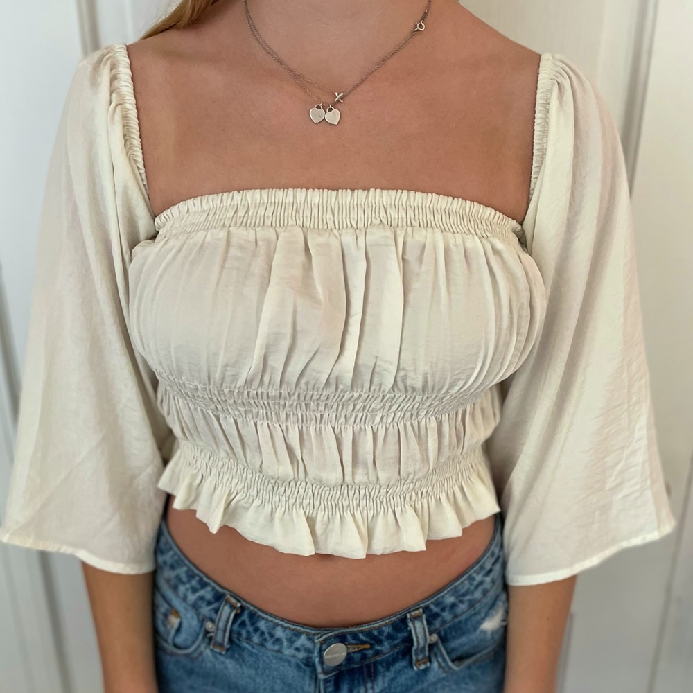 Forever 21 white top size small